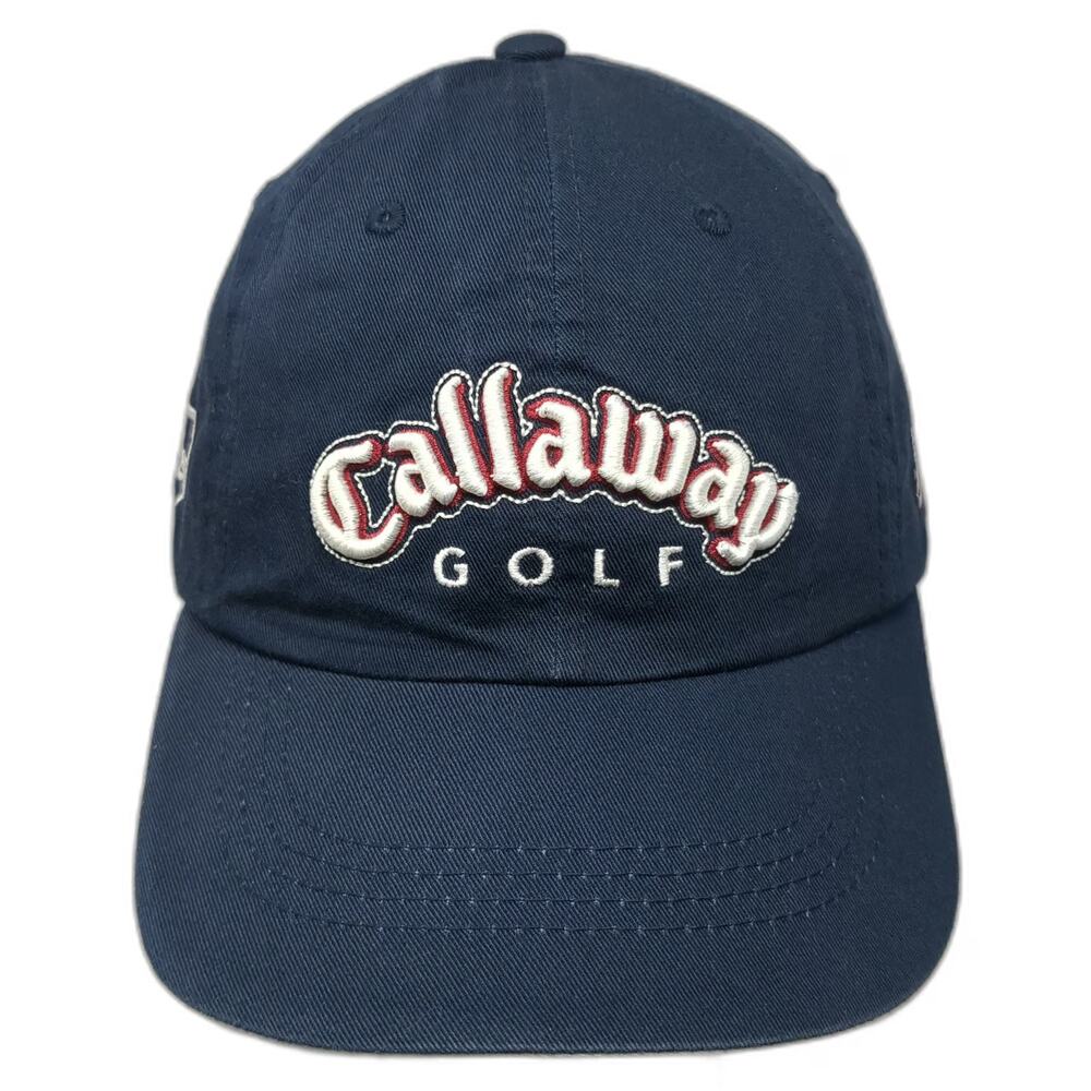 Callaway Golf Baseball Cap Blue One Size Embroidered US Flag Mou Sports Hat